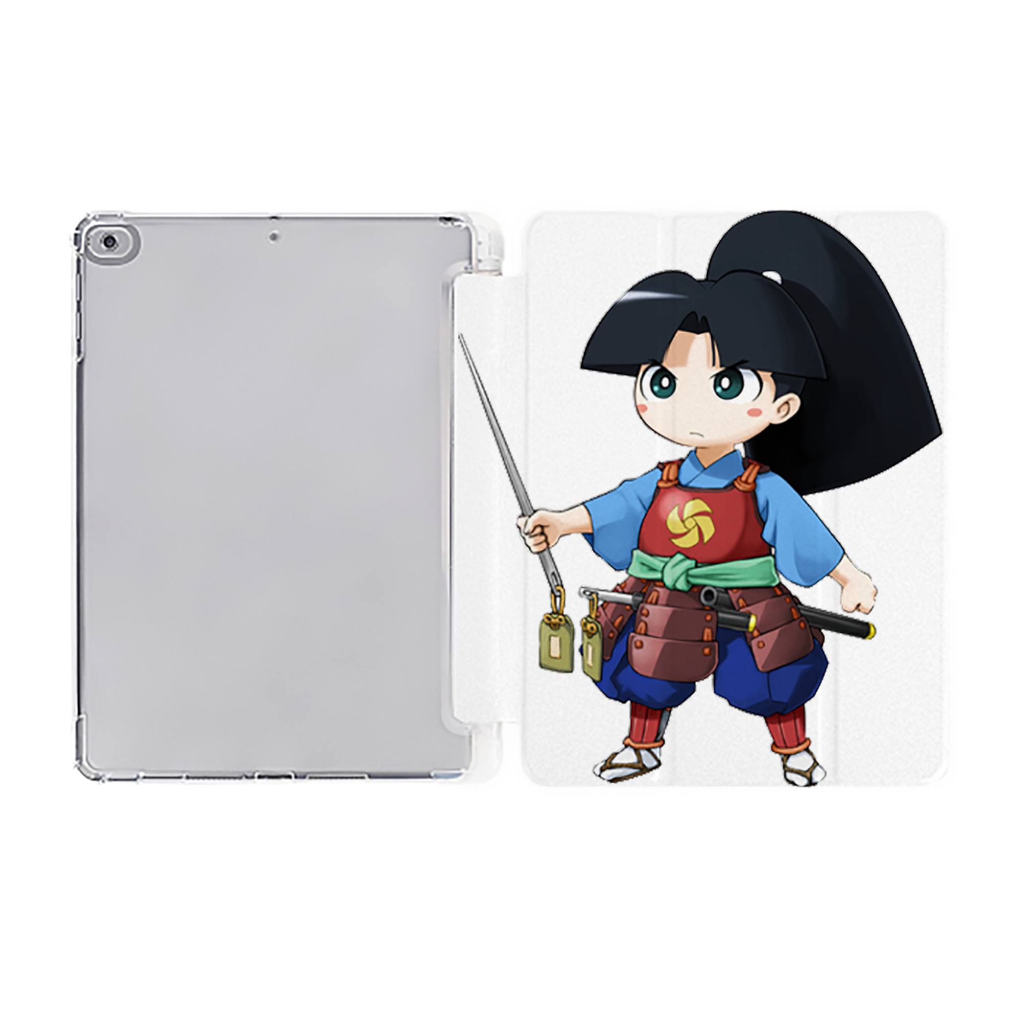 （画像用） 遊☆戯☆王 Yu-Gi-Oh! IPad ケース ペン収納付き 三つ折りスタンド PUレザー×シリコン 対応機種9.5/10.5/10.9インチ